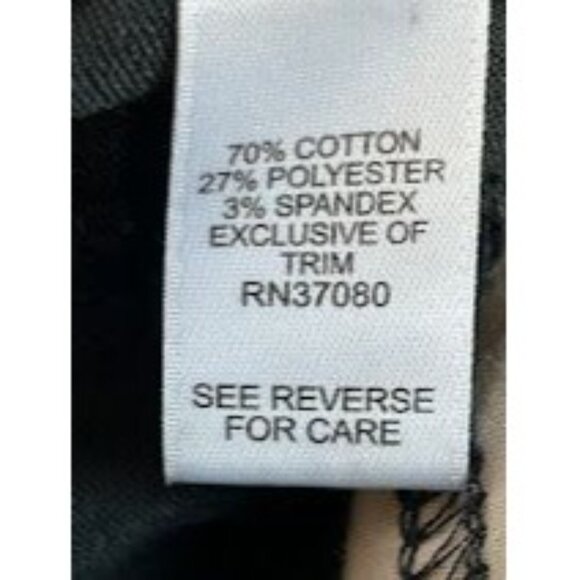 Est. 1946 Black Pants Size 4 Denim Mid-Rise - Picture 3 of 4